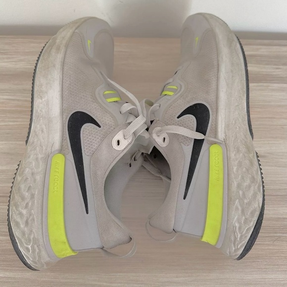 Nike React Miler Grey Fog‎ Volt size 10 - Picture 6 of 7